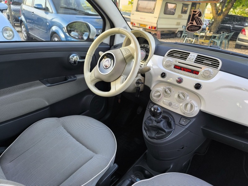 Fiat 500 1.2i panorama , снимка 7 - Автомобили и джипове - 46439036