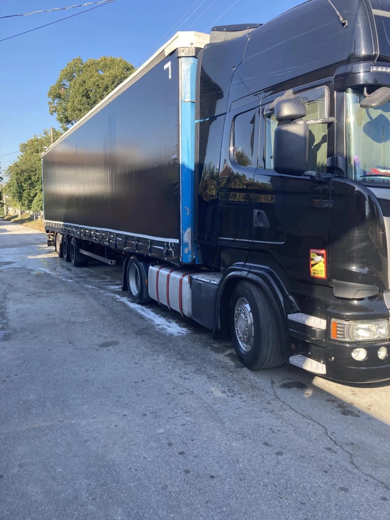 Scania R 450 ЦЕНАТА Е ЗА КОМПОЗИЦИЯ - ВЛЕКАЧ+ ПОЛУРЕМАРКЕ, снимка 3 - Камиони - 53462691