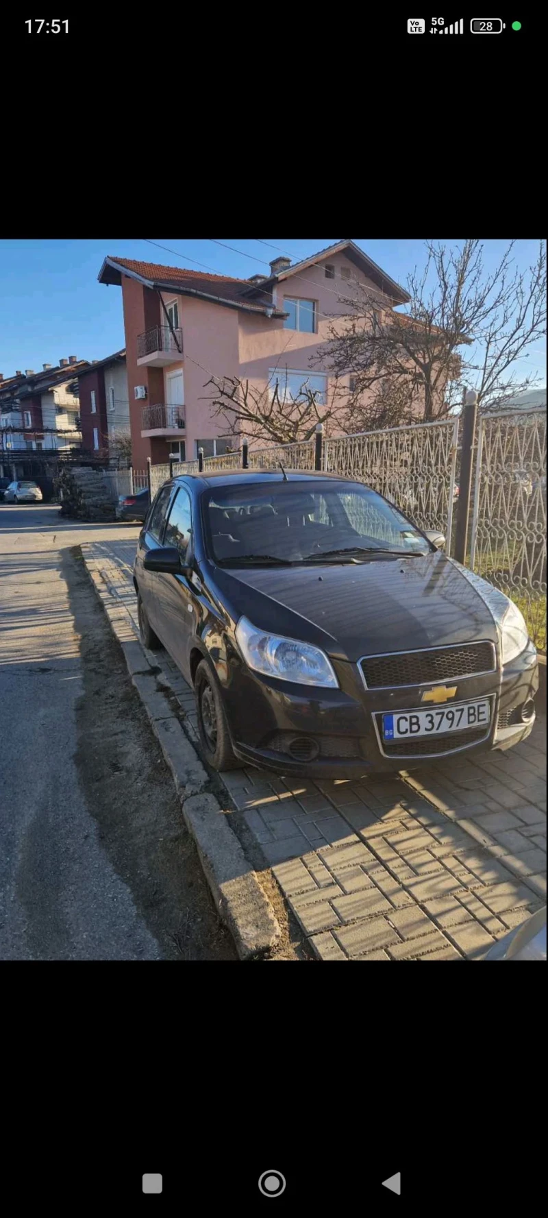 Chevrolet Aveo, снимка 1 - Автомобили и джипове - 49235981