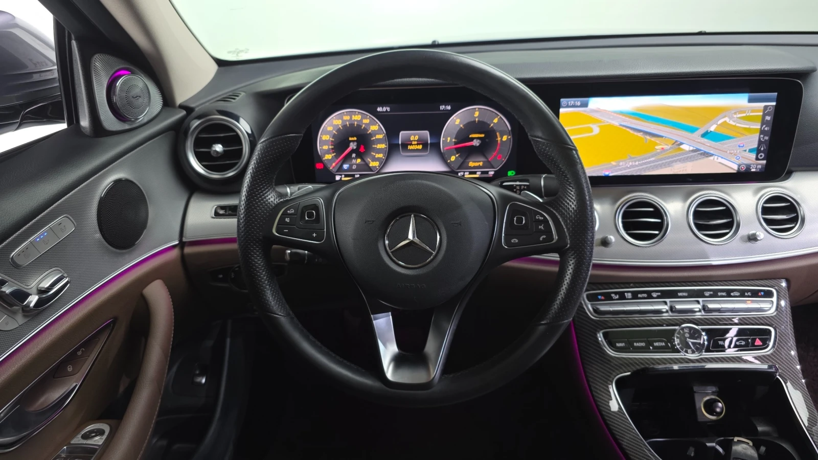 Mercedes-Benz E 350 AMG line/Head up/Подгрев/Обдух/, снимка 10 - Автомобили и джипове - 55301311