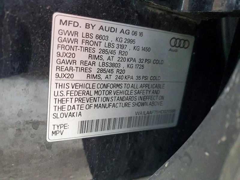 Audi Q7 3.0L 6 ALL WHEEL DRIVE, снимка 16 - Автомобили и джипове - 53713690