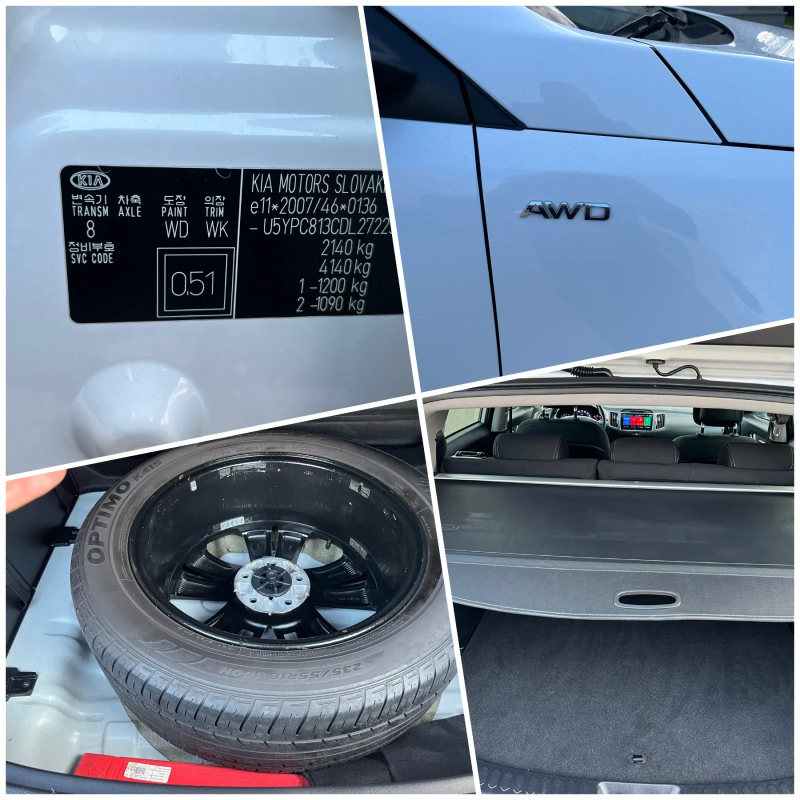 Kia Sportage 2.0CRDI* 4x4* Нави* Андроид* Нови гуми* Перфектен*, снимка 16 - Автомобили и джипове - 53727522