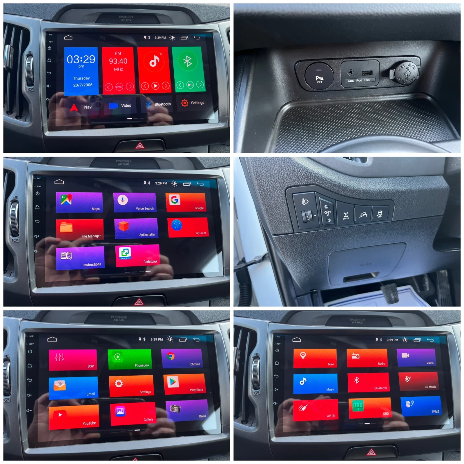 Kia Sportage 2.0CRDI* 4x4* Нави* Андроид* Нови гуми* Перфектен*, снимка 13 - Автомобили и джипове - 53727522