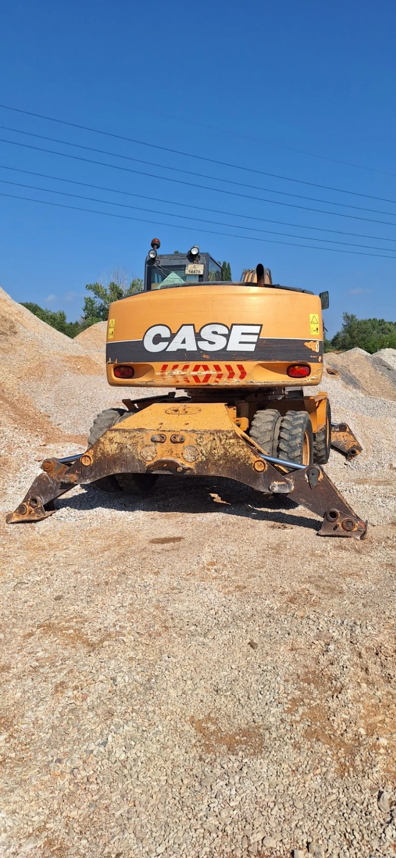 Багер Case WX185, снимка 4 - Индустриална техника - 52628573