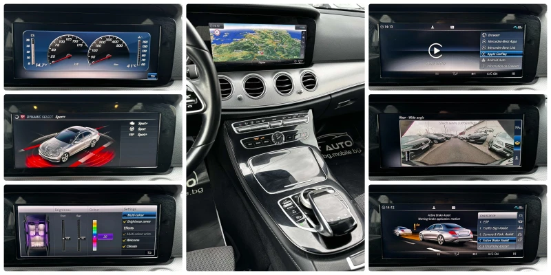 Mercedes-Benz E 220 2.0D 194HP 4MATIC CARPLAY CAMERA EU6D-TEMP, снимка 14 - Автомобили и джипове - 53295237