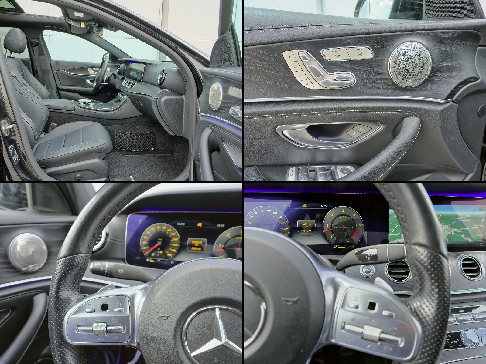 Mercedes-Benz E 350 AMG Panorama Widescreen 360 гр, снимка 15 - Автомобили и джипове - 56743448
