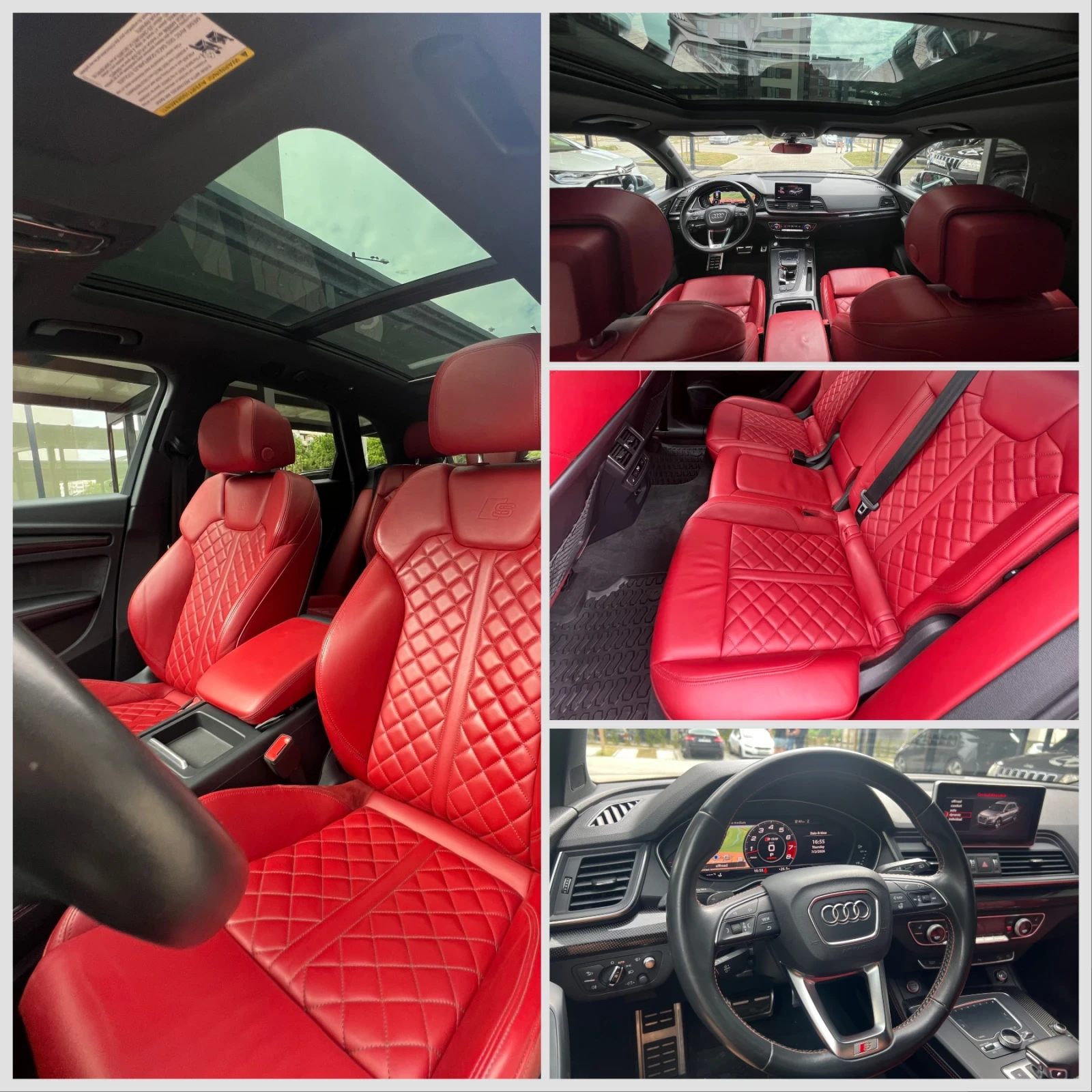 Audi SQ5 3.0 TFSI / 125 Хил км / Virtual / B&O / Панорама/, снимка 7 - Автомобили и джипове - 55141647