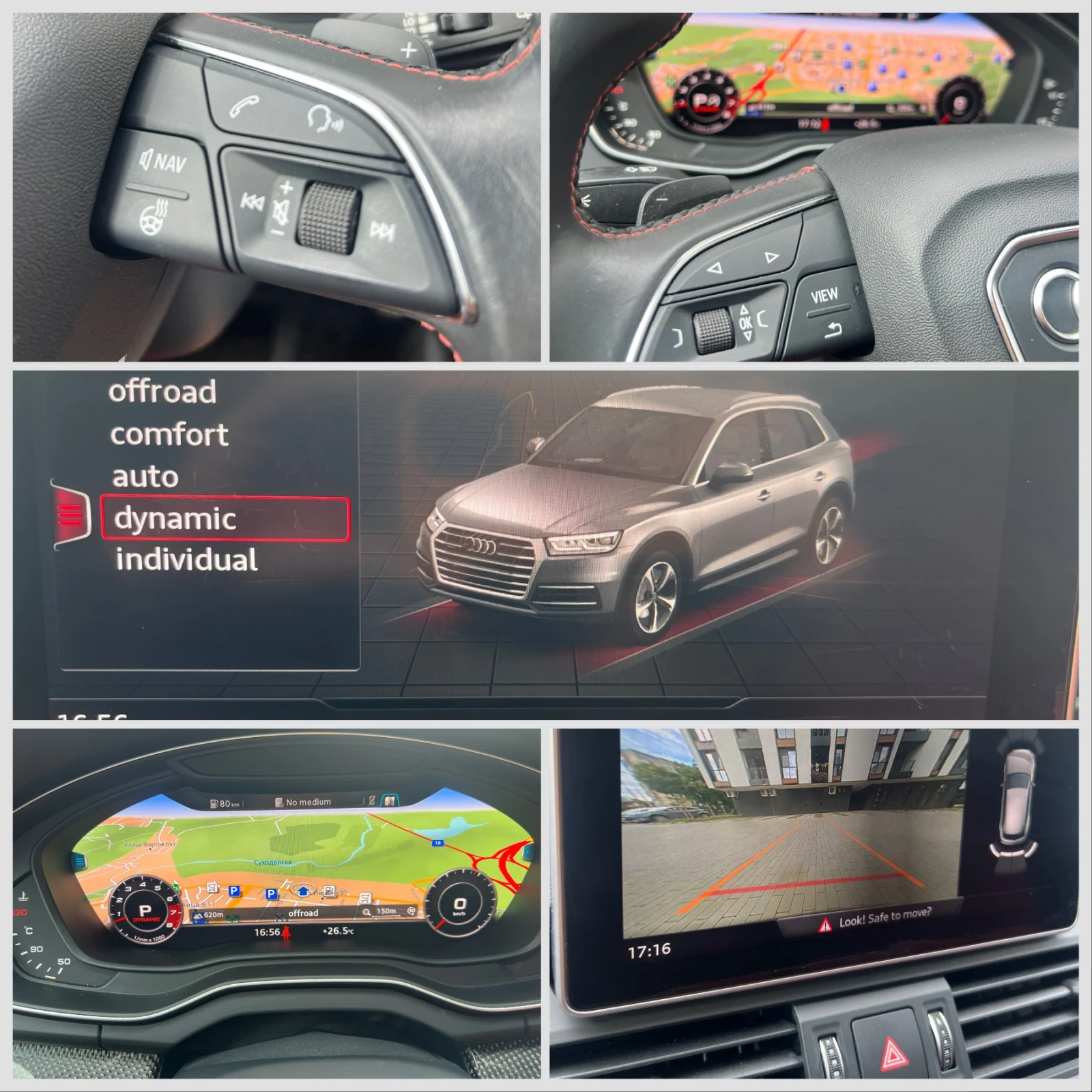 Audi SQ5 3.0 TFSI / 125 Хил км / Virtual / B&O / Панорама/, снимка 8 - Автомобили и джипове - 55141647