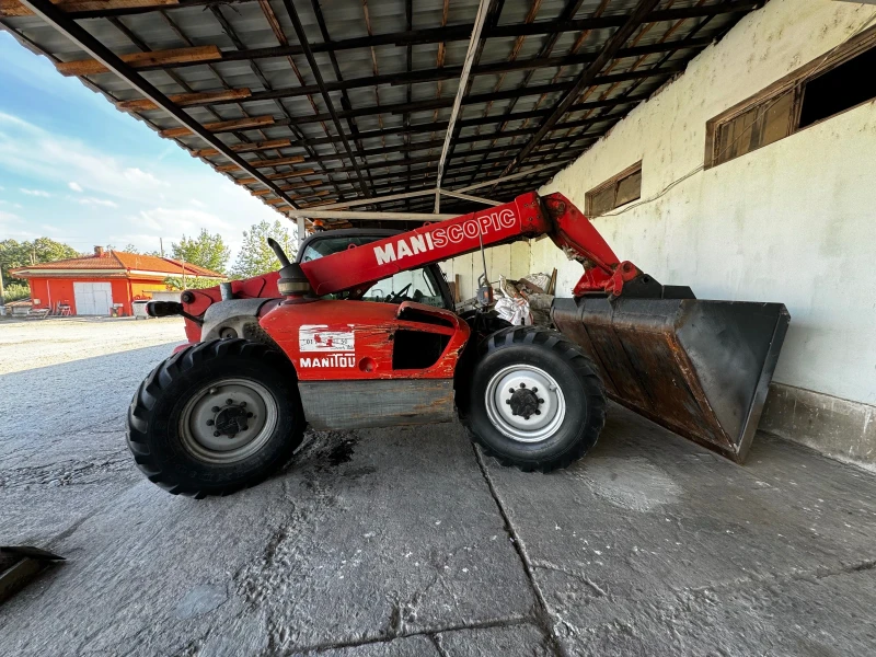 Телескопичен товарач Manitou Mt732, снимка 3 - Селскостопанска техника - 47999803