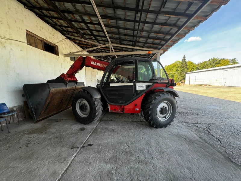 Телескопичен товарач Manitou Mt732, снимка 4 - Селскостопанска техника - 47999803