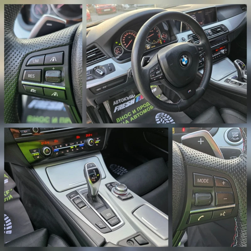BMW 535 535i 306K.C. / М-ПАКЕТ / ОБДУХВАНЕ / ДИСТРОНИК , снимка 15 - Автомобили и джипове - 51412703