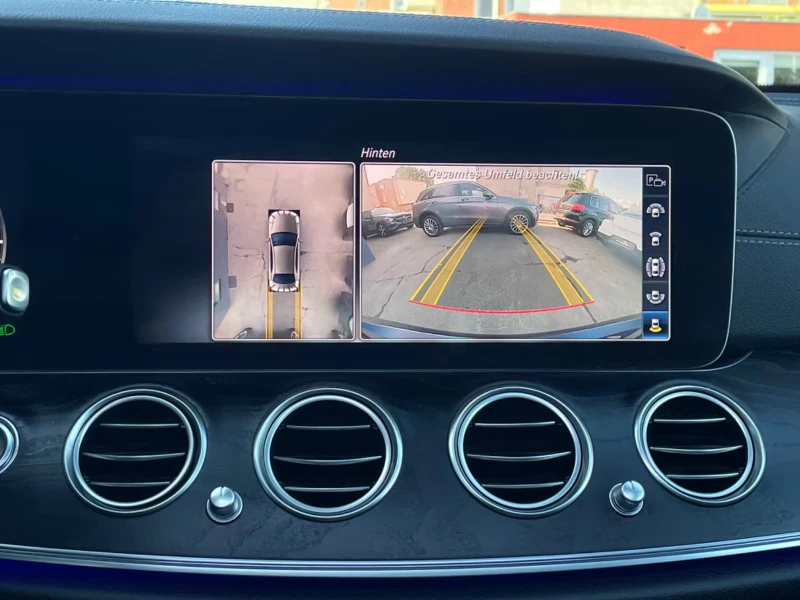 Mercedes-Benz E 300 e/AMG-LINE/320HP/PANO/360/BURM/LED/NAVI/DAB/711f, снимка 9 - Автомобили и джипове - 51616091