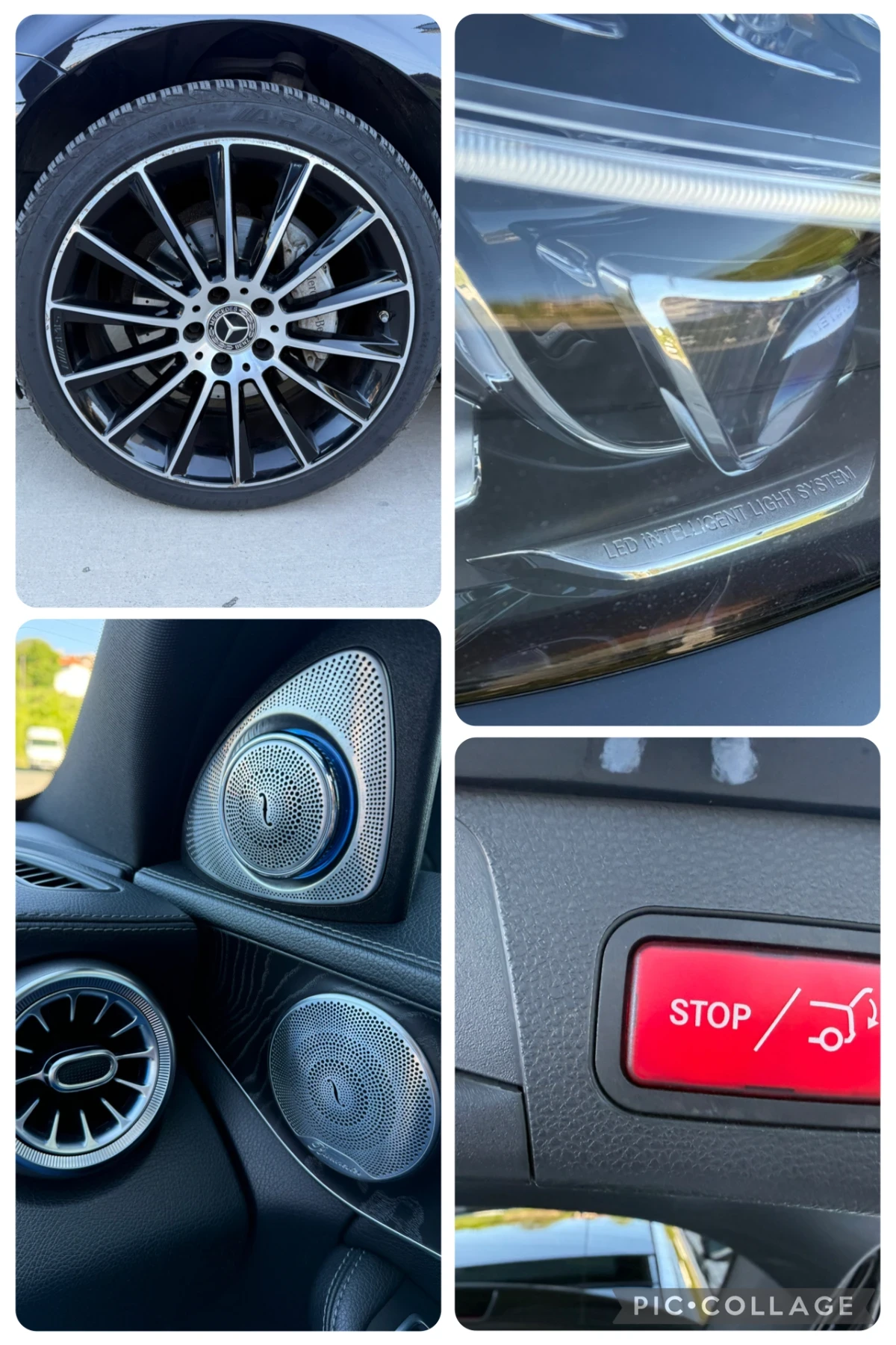 Mercedes-Benz C 220 ПАНОРАМА/BURMESTER/LINE ASSIST/AMG-LINE/LED - изображение 10