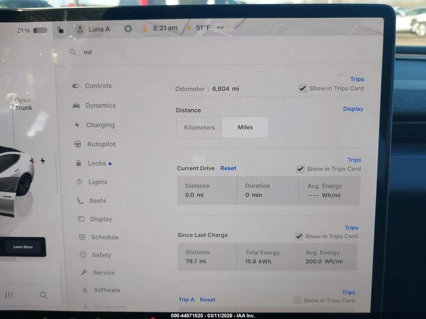 Tesla Model 3 Long Range RWD, снимка 7 - Автомобили и джипове - 54324141