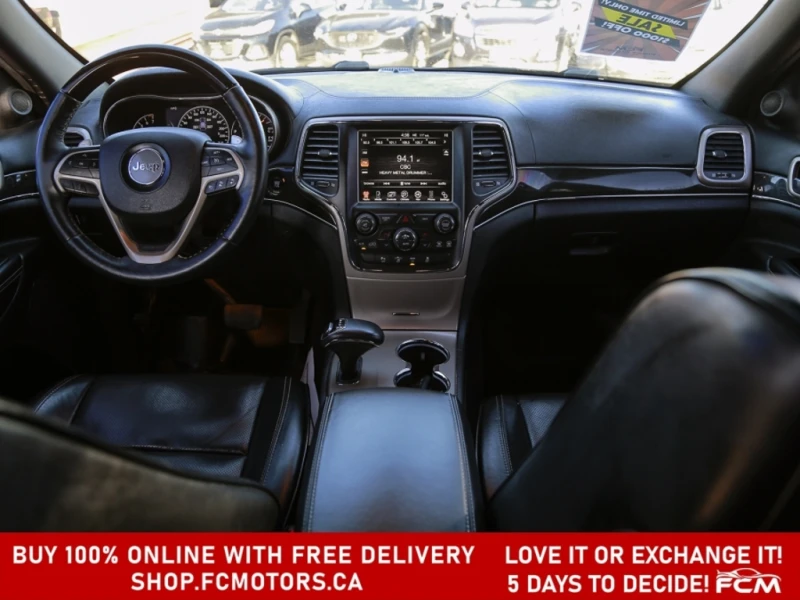 Jeep Grand cherokee Overland* 8zf* Обслужен* Гаранция, снимка 8 - Автомобили и джипове - 52681958