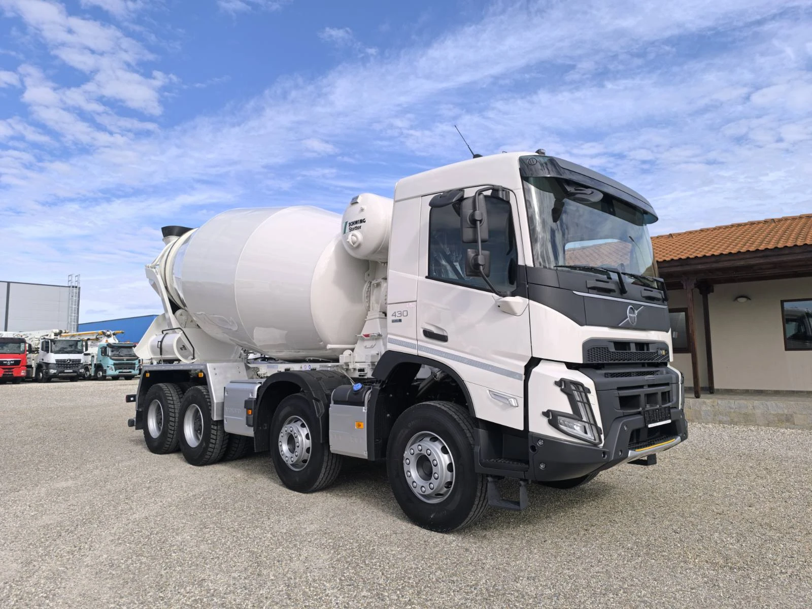 Бетон миксер Volvo FMX 430 STETTER 10M3 ФАБРИЧНО НОВ