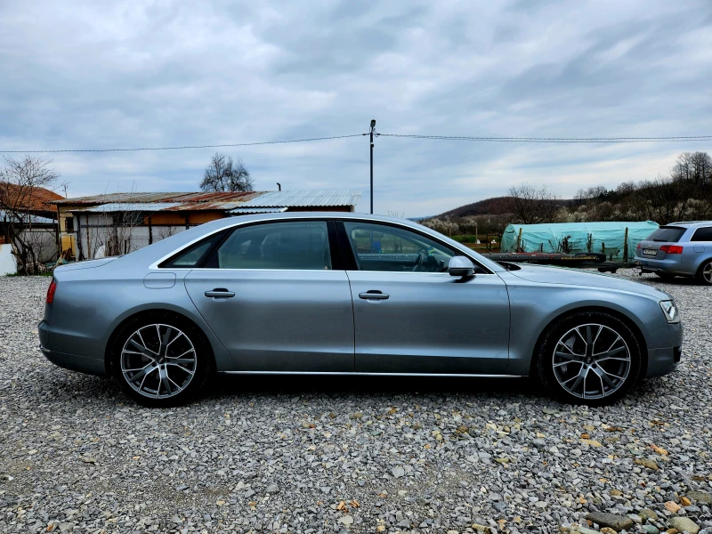 Audi A8 4.2TDI  Германия Long Нави Кожа Обдухване Панорама, снимка 7 - Автомобили и джипове - 48800256