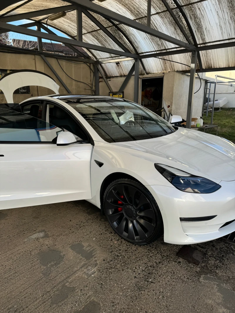 Tesla Model 3 Performance ( Нова батерия на 8к км), снимка 1 - Автомобили и джипове - 48392199