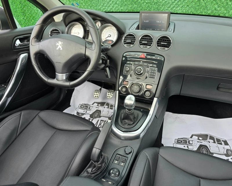 Peugeot 308 2.0HDI* 163кс* КАБРИО* КОЖА* НАВИ* , снимка 17 - Автомобили и джипове - 50658591