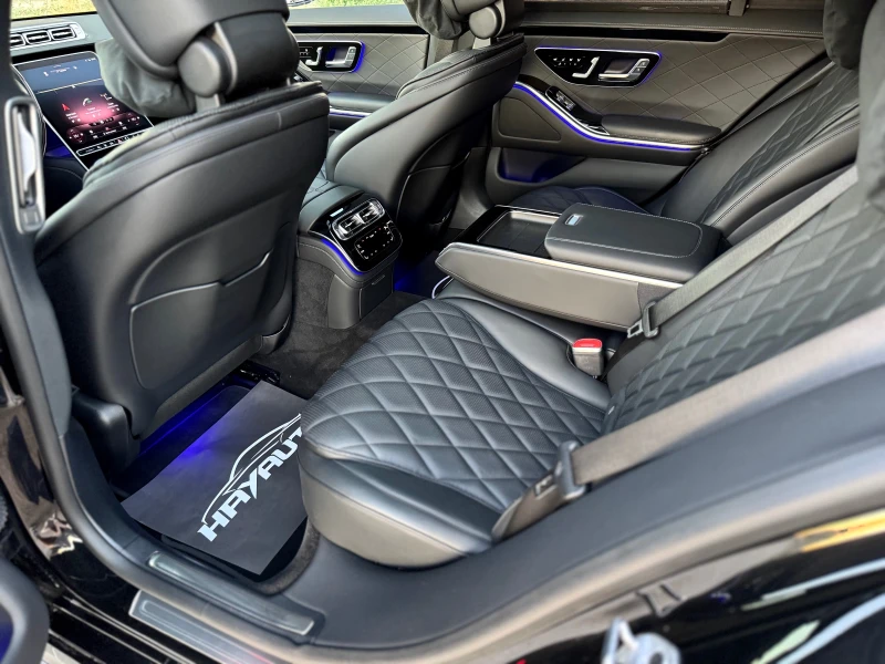 Mercedes-Benz S 400 d= 4MATIC= BRABUS= CHAUFFEUR PACK= PANO= HUD= 22* , снимка 13 - Автомобили и джипове - 51809744