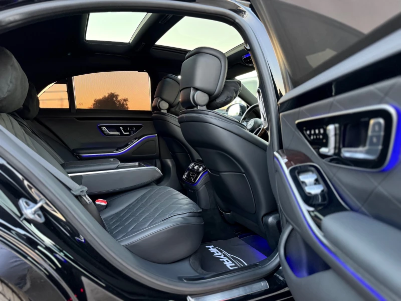 Mercedes-Benz S 400 d= 4MATIC= BRABUS= CHAUFFEUR PACK= PANO= HUD= 22* , снимка 12 - Автомобили и джипове - 51809744