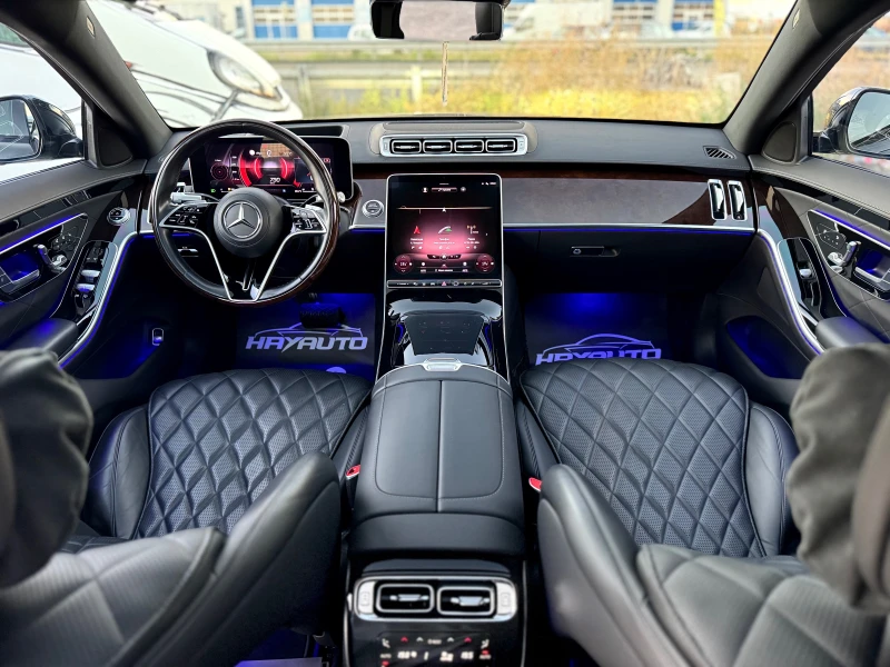 Mercedes-Benz S 400 d= 4MATIC= BRABUS= CHAUFFEUR PACK= PANO= HUD= 22* , снимка 10 - Автомобили и джипове - 51809744