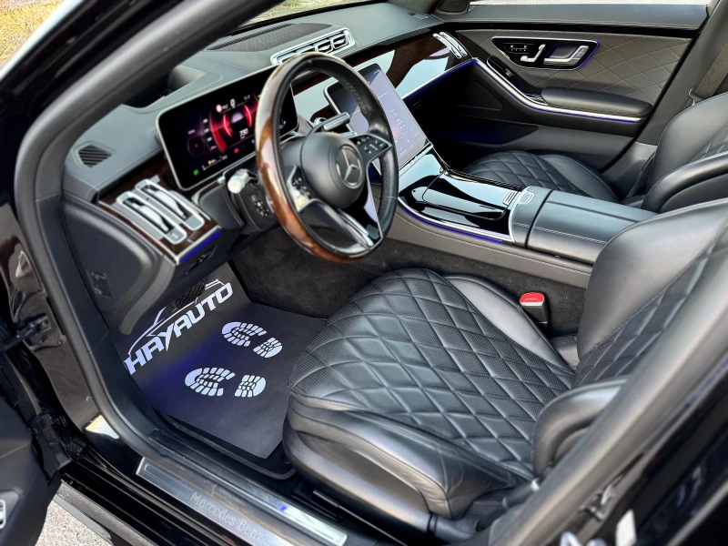 Mercedes-Benz S 400 d= 4MATIC= BRABUS= CHAUFFEUR PACK= PANO= HUD= 22* , снимка 9 - Автомобили и джипове - 51809744