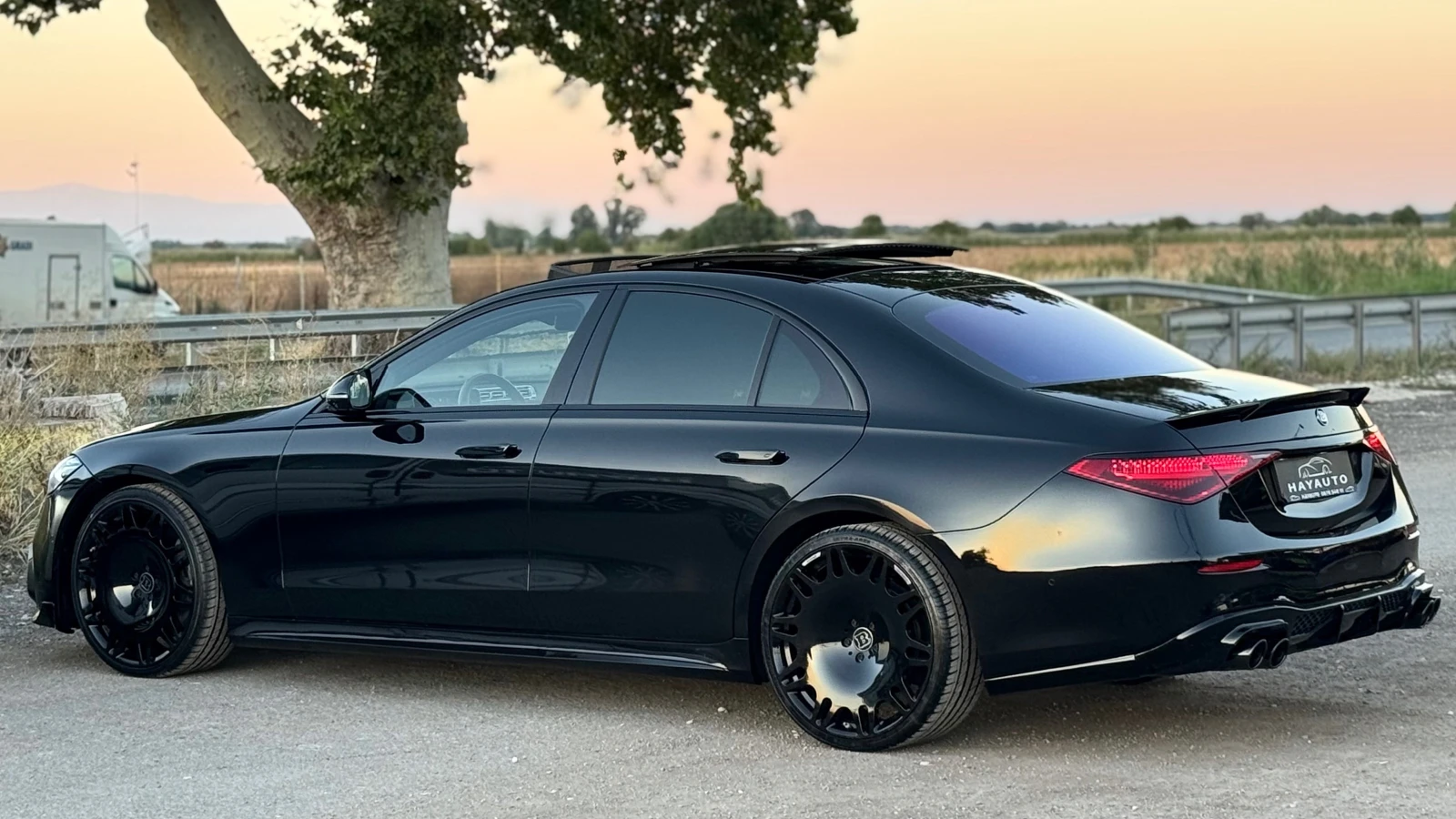 Mercedes-Benz S 400 d= 4MATIC= BRABUS= CHAUFFEUR PACK= PANO= HUD= 22*  | Mobile.bg   7