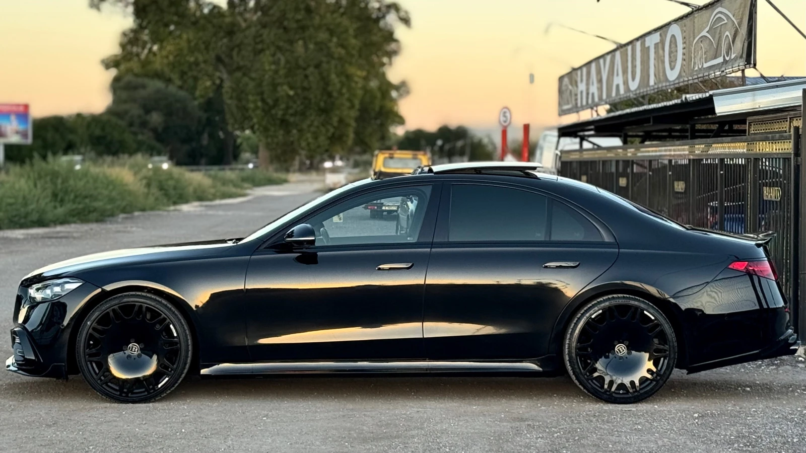 Mercedes-Benz S 400 d= 4MATIC= BRABUS= CHAUFFEUR PACK= PANO= HUD= 22*  | Mobile.bg   8