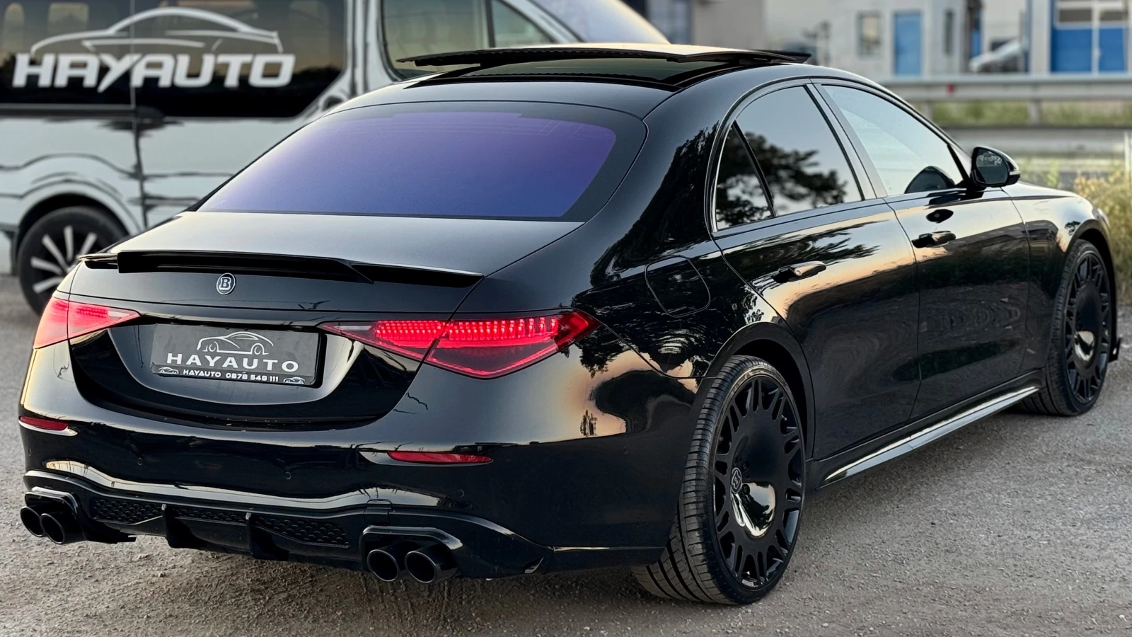 Mercedes-Benz S 400 d= 4MATIC= BRABUS= CHAUFFEUR PACK= PANO= HUD= 22*  | Mobile.bg   5