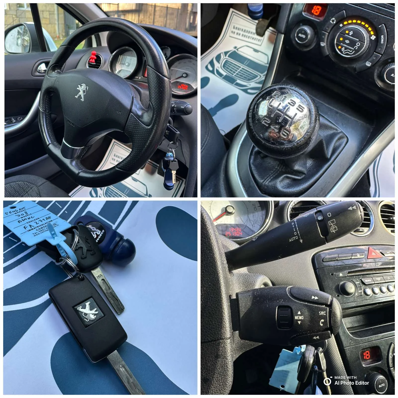 Peugeot 308  2.0HDi* ПАНОРАМА - изображение 10