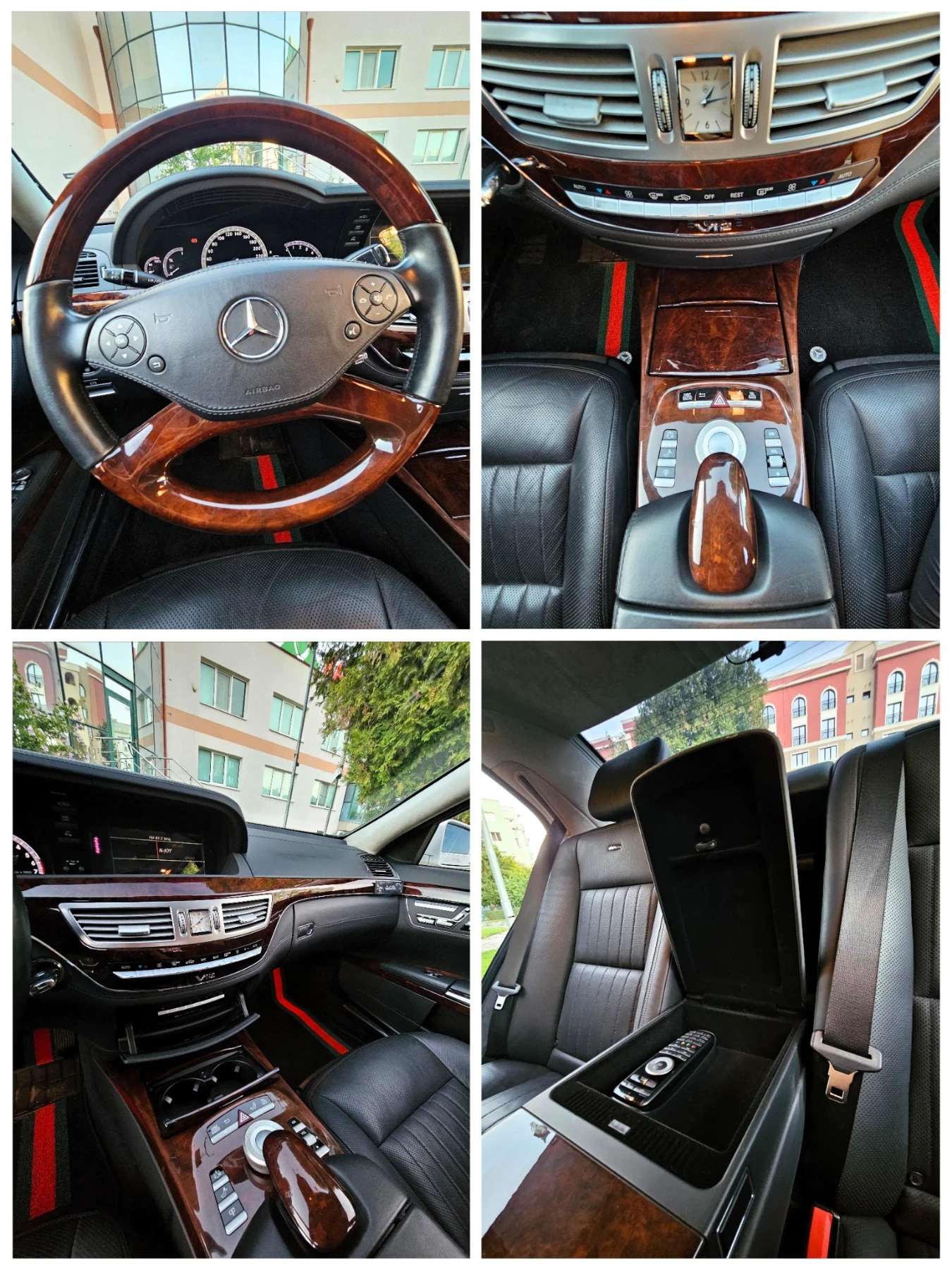 Mercedes-Benz S 600 V12* LONG* SOFT CLOSE* 3X TV* ОБДУХ* ПОДГРЕВ* , снимка 15 - Автомобили и джипове - 55994997