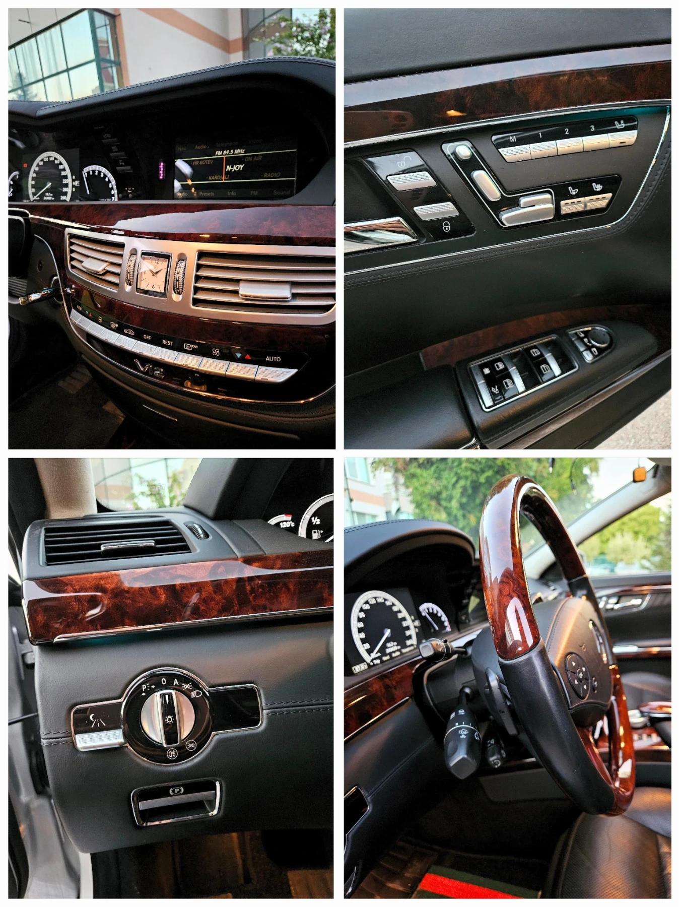 Mercedes-Benz S 600 V12* LONG* SOFT CLOSE* 3X TV* ОБДУХ* ПОДГРЕВ* , снимка 16 - Автомобили и джипове - 55994997