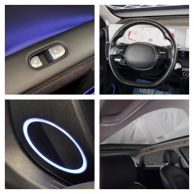 Hyundai Ioniq 5 72.6KWH 218КС. ПАНОРАМА КОЖА ОБДУХВАНЕ ПОДГРЕВ КАМ, снимка 9