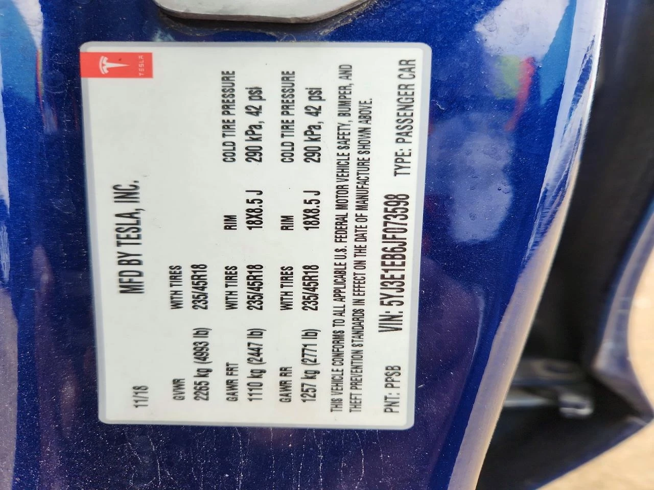 Tesla Model 3, снимка 12 - Автомобили и джипове - 54419039