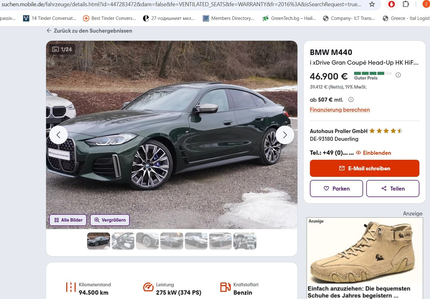 BMW 440 M440i Xdrive Gran coupe ����������� | Mobile.bg � ����������� 8