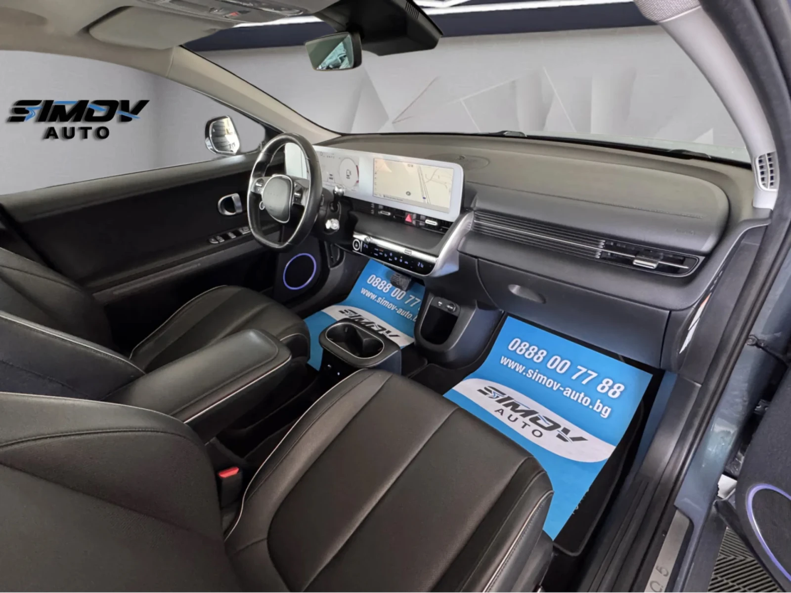 Hyundai Ioniq 5 72.6KWH 218КС. ПАНОРАМА КОЖА ОБДУХВАНЕ ПОДГРЕВ КАМ, снимка 13 - Автомобили и джипове - 55655537