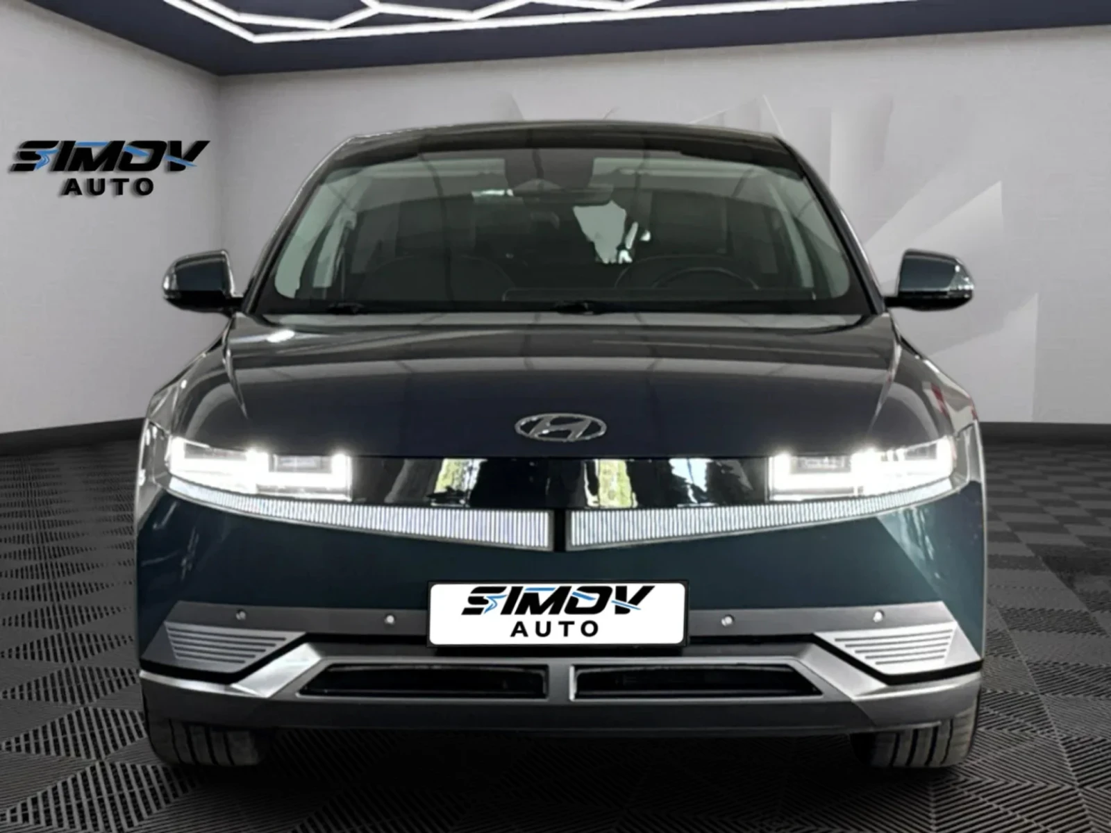 Hyundai Ioniq 5 72.6KWH 218КС. ПАНОРАМА КОЖА ОБДУХВАНЕ ПОДГРЕВ КАМ, снимка 5 - Автомобили и джипове - 55655537