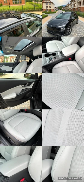 Hyundai Kona Гаранционна / Бяла кожа / FULL / Сервизна история , снимка 11