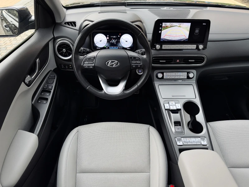 Hyundai Kona Гаранционна / Бяла кожа / FULL / Сервизна история , снимка 7 - Автомобили и джипове - 51918370