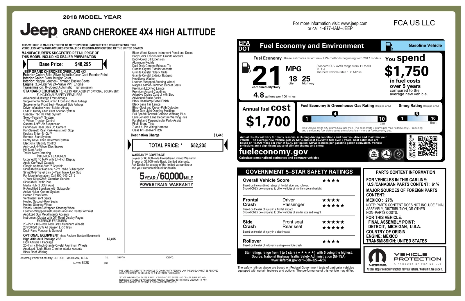 Jeep Grand cherokee High Altitude, снимка 13 - Автомобили и джипове - 55708809