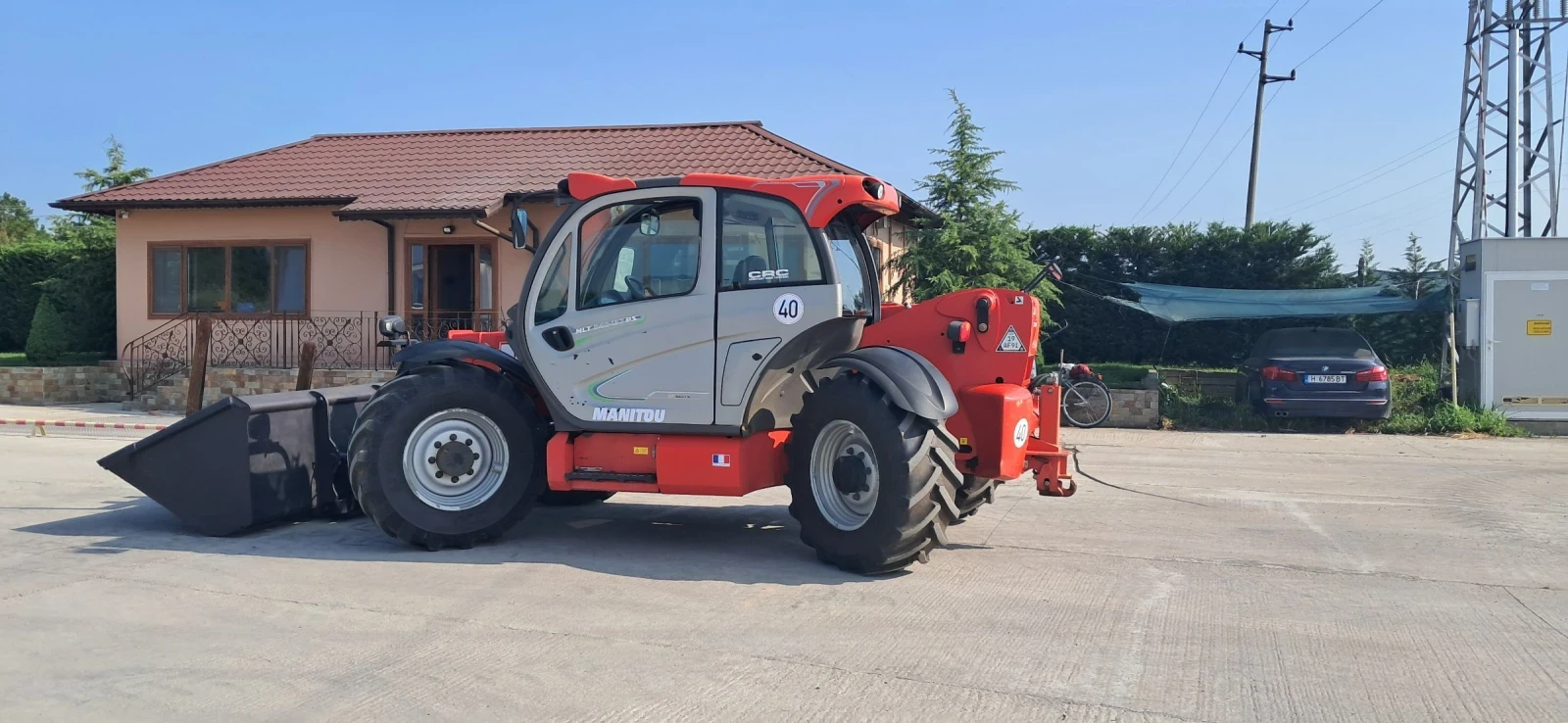 Телескопичен товарач Manitou 840-137 ELIT MLT - изображение 5