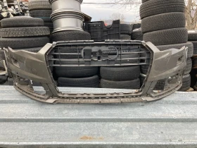 Audi A6 Allroad. 14-18г. Фейслифт. Оригинална предна броня. 4G0807233J.