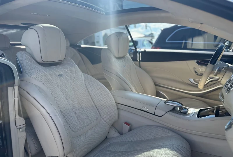 Mercedes-Benz S 500 4M/COUPE/455HP/AMG/360/MEMO/KLESS/ACC/LED/DAB/733f, снимка 11 - Автомобили и джипове - 51671818