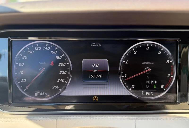 Mercedes-Benz S 500 4M/COUPE/455HP/AMG/360/MEMO/KLESS/ACC/LED/DAB/733f, снимка 9 - Автомобили и джипове - 51671818