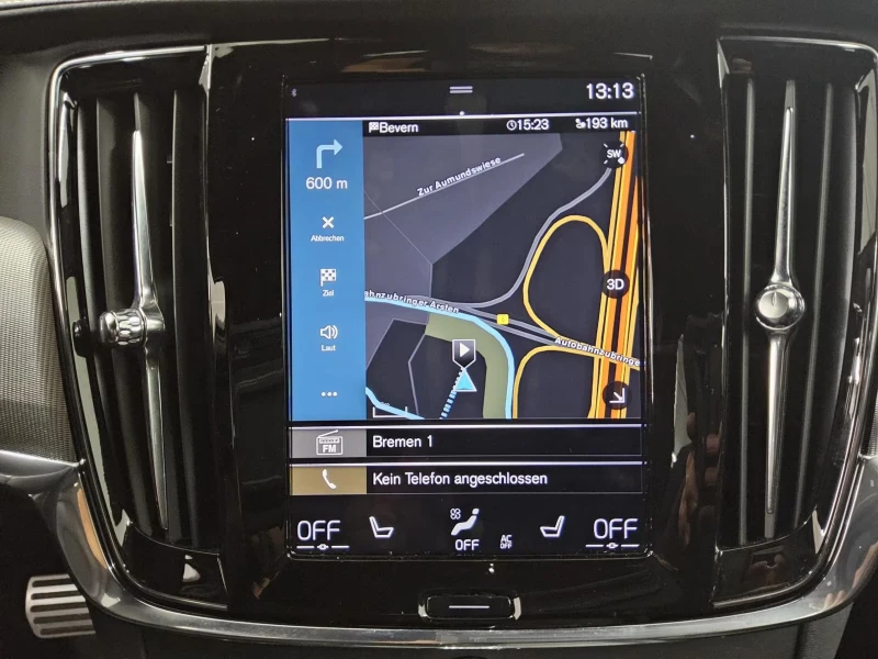 Volvo S90 R-DESIGN/235HP/MEMO/CAM/NAVI/LED/KLESS/324g, снимка 7 - Автомобили и джипове - 51724736