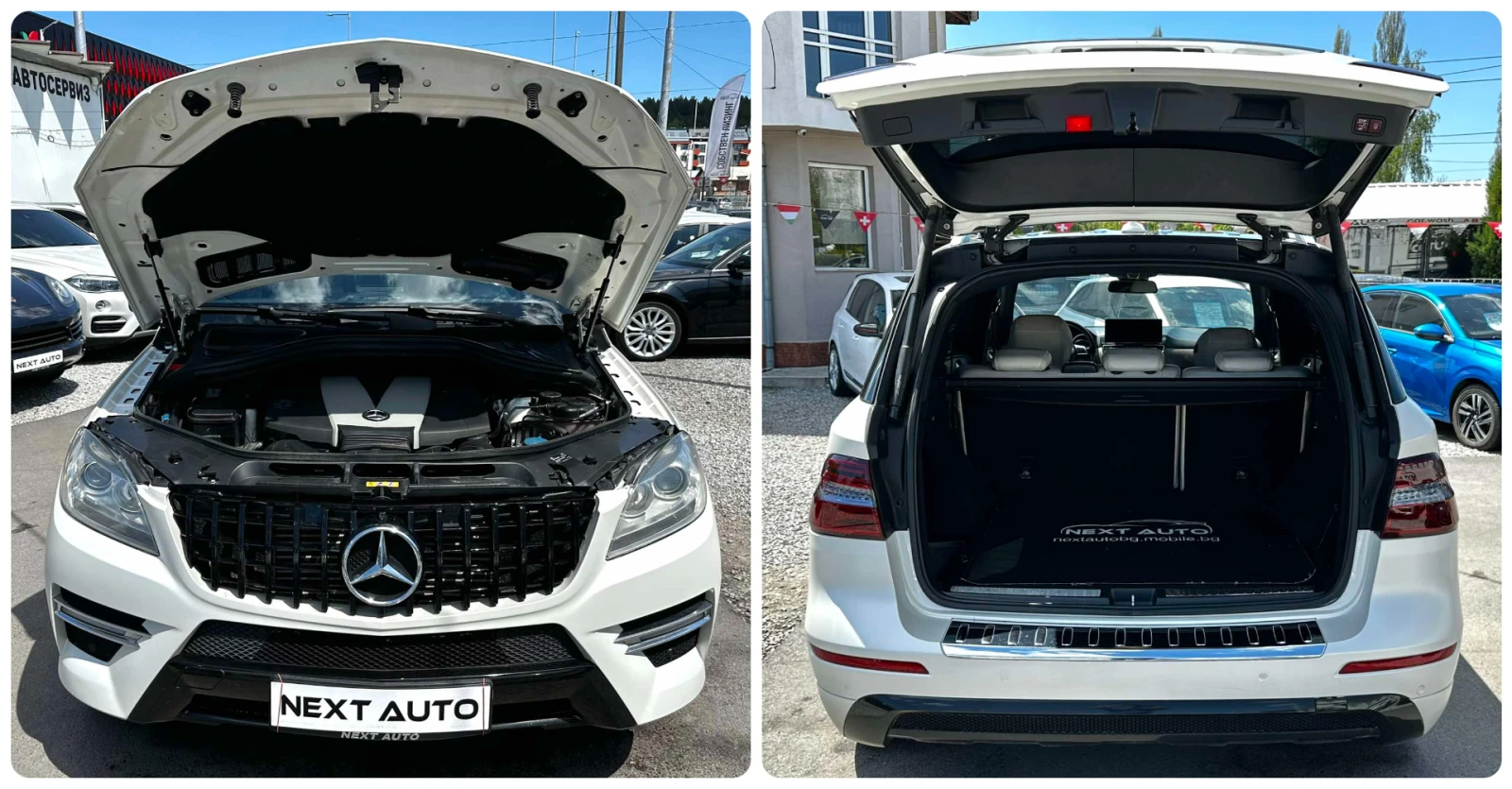 Mercedes-Benz ML 350 3.0D 258HP EDITION1 AMG DESIGNO BLIND SPOT E6, снимка 15 - Автомобили и джипове - 54425104