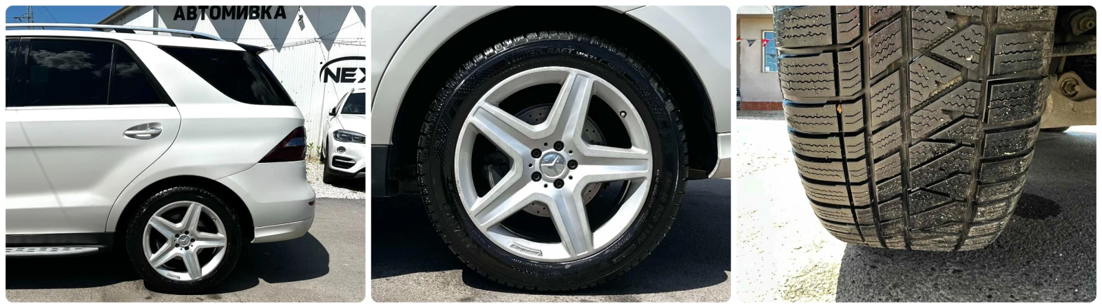 Mercedes-Benz ML 350 3.0D 258HP EDITION1 AMG DESIGNO BLIND SPOT E6, снимка 16 - Автомобили и джипове - 54425104