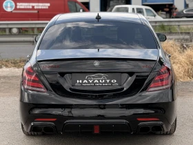Mercedes-Benz S 350 BlueTEC= 4MATIC= LONG= BRABUS= FACE= 3xTV= HUD= 36, снимка 6