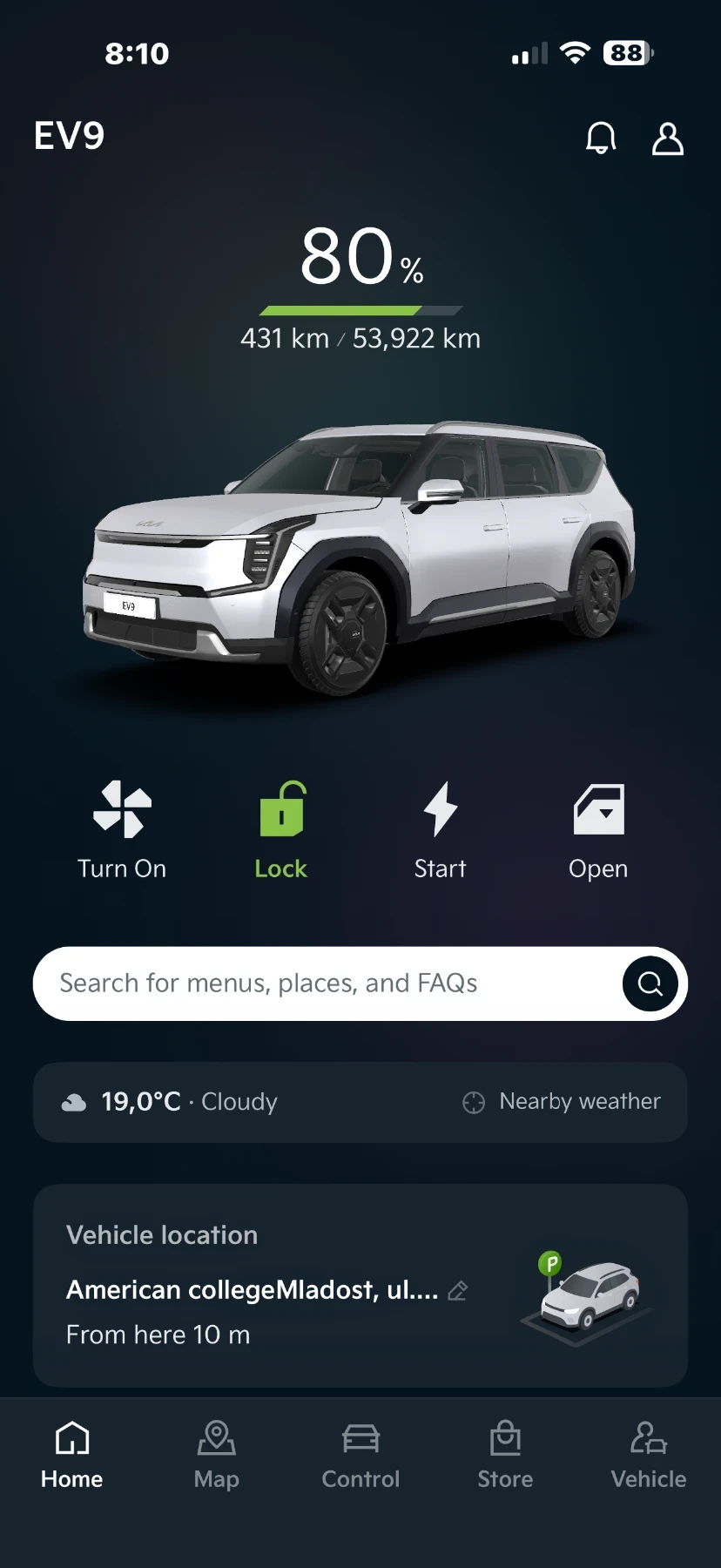 Kia EV9 283 KW AWD GT_Line AT 5D 7seat 4x4, снимка 13 - Автомобили и джипове - 53038276